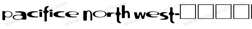 pacifice north west字体转换